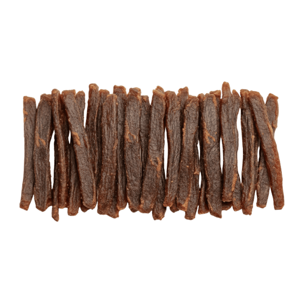 Entenbrust Streifen für Hunde – luftgetrocknete Entenfleischstreifen als natürlicher Monoprotein-Kausnack